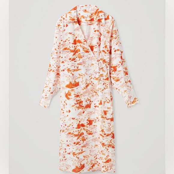 COS Orange Tailored Wrap Dress EUR 32 XS - Picture 13 of 13
